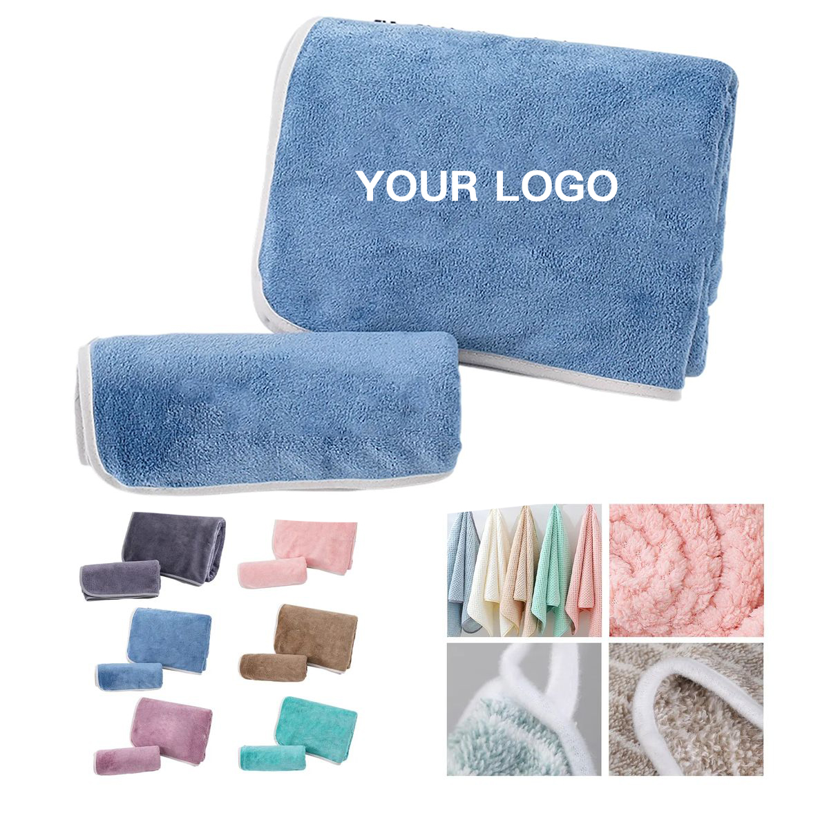 Thick Coral Fleece Workout Towel 6