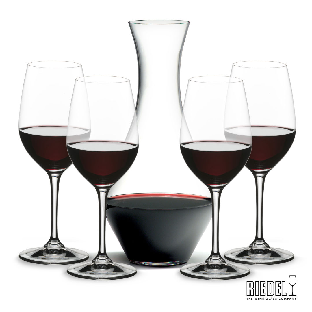 RIEDEL Merlot Decanter & Oenologue Wine Set 6