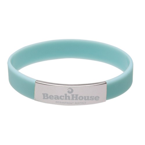 Silicone Bracelet w/Metal Accent 9
