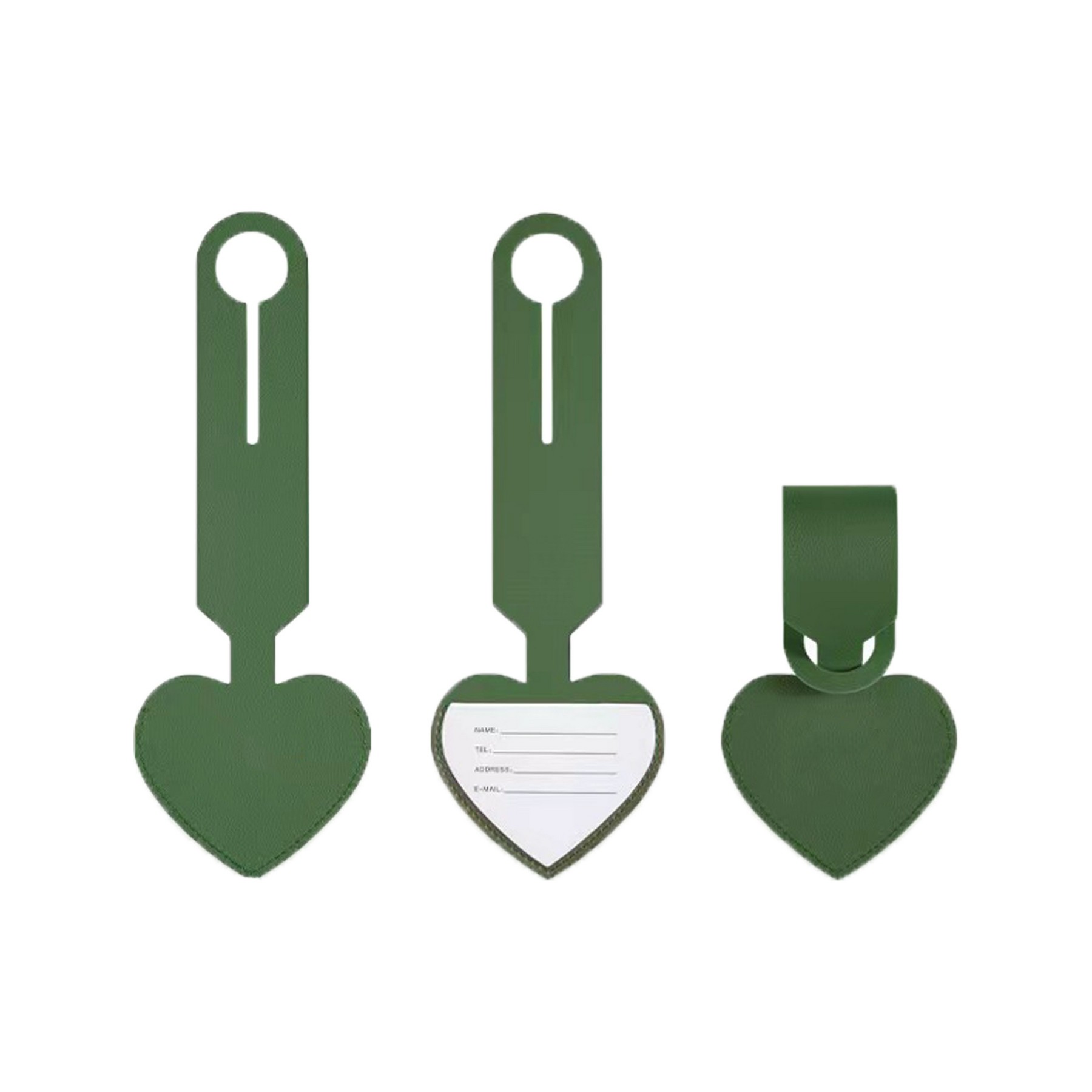 Heart Shaped Luggage Tag 1