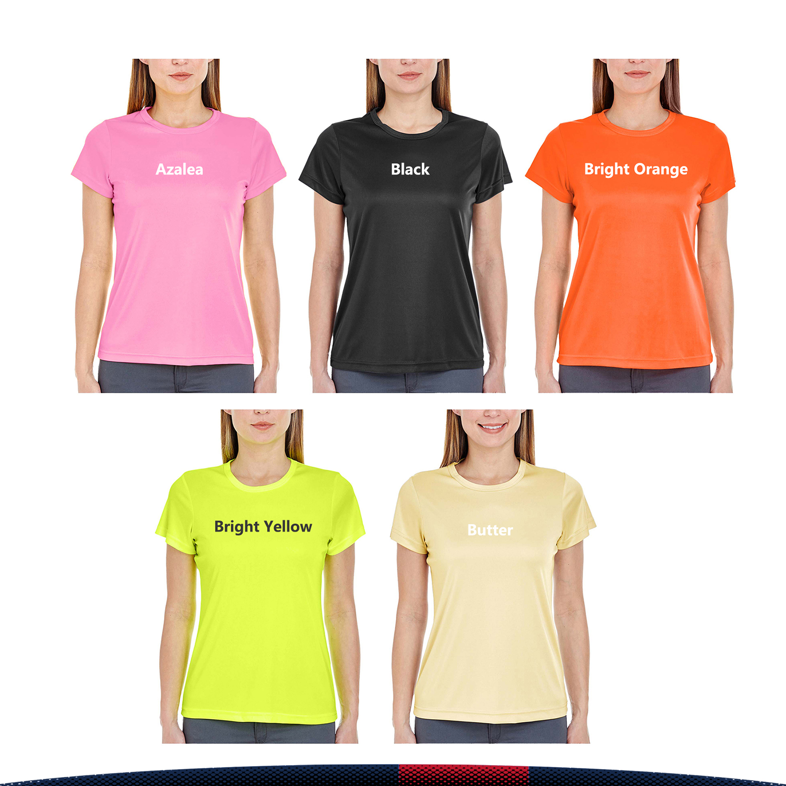 UltraClub® 4 oz. Ladies' Sports T-Shirts 5