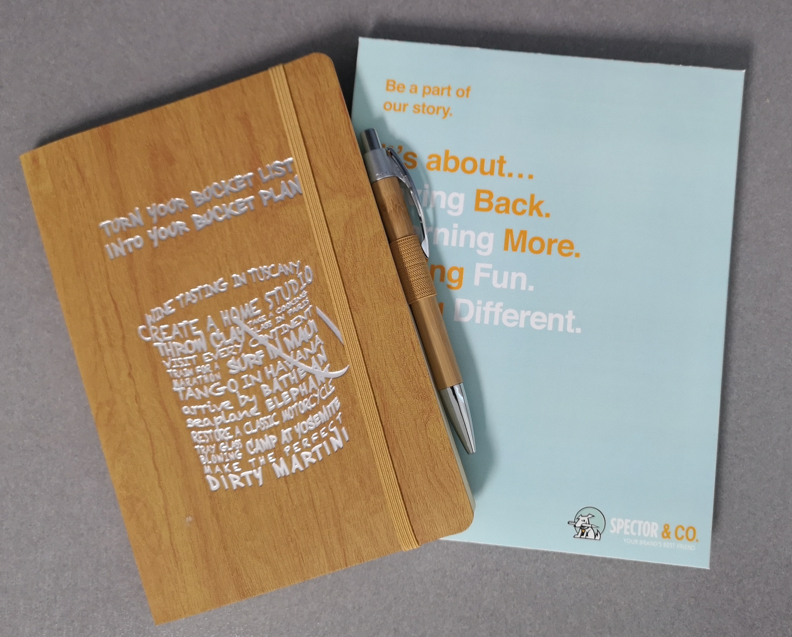 Soft Cover Notebook & Pen Combo Wrap 3