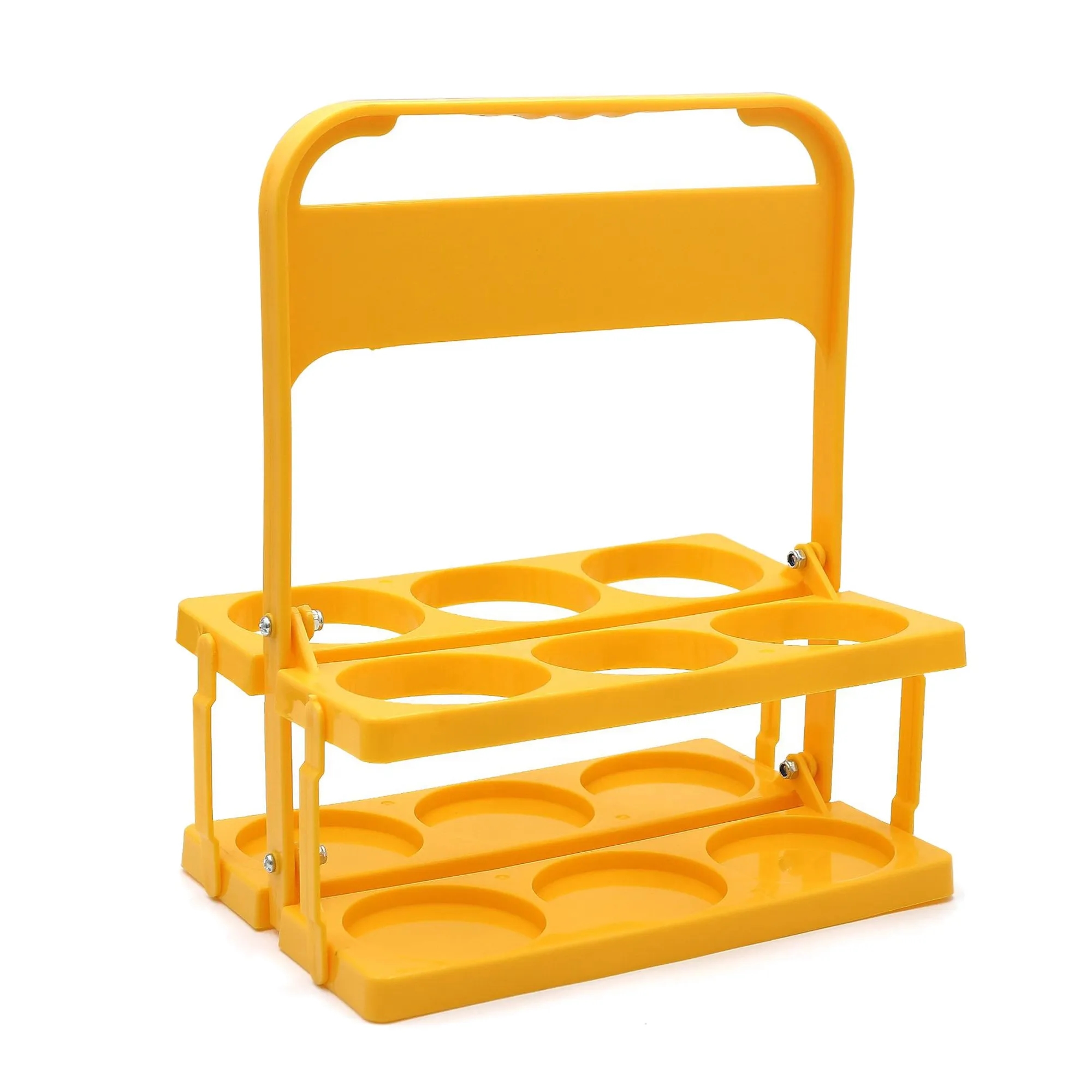 Plastic Foldable Beer Bottle Basket Holder 5