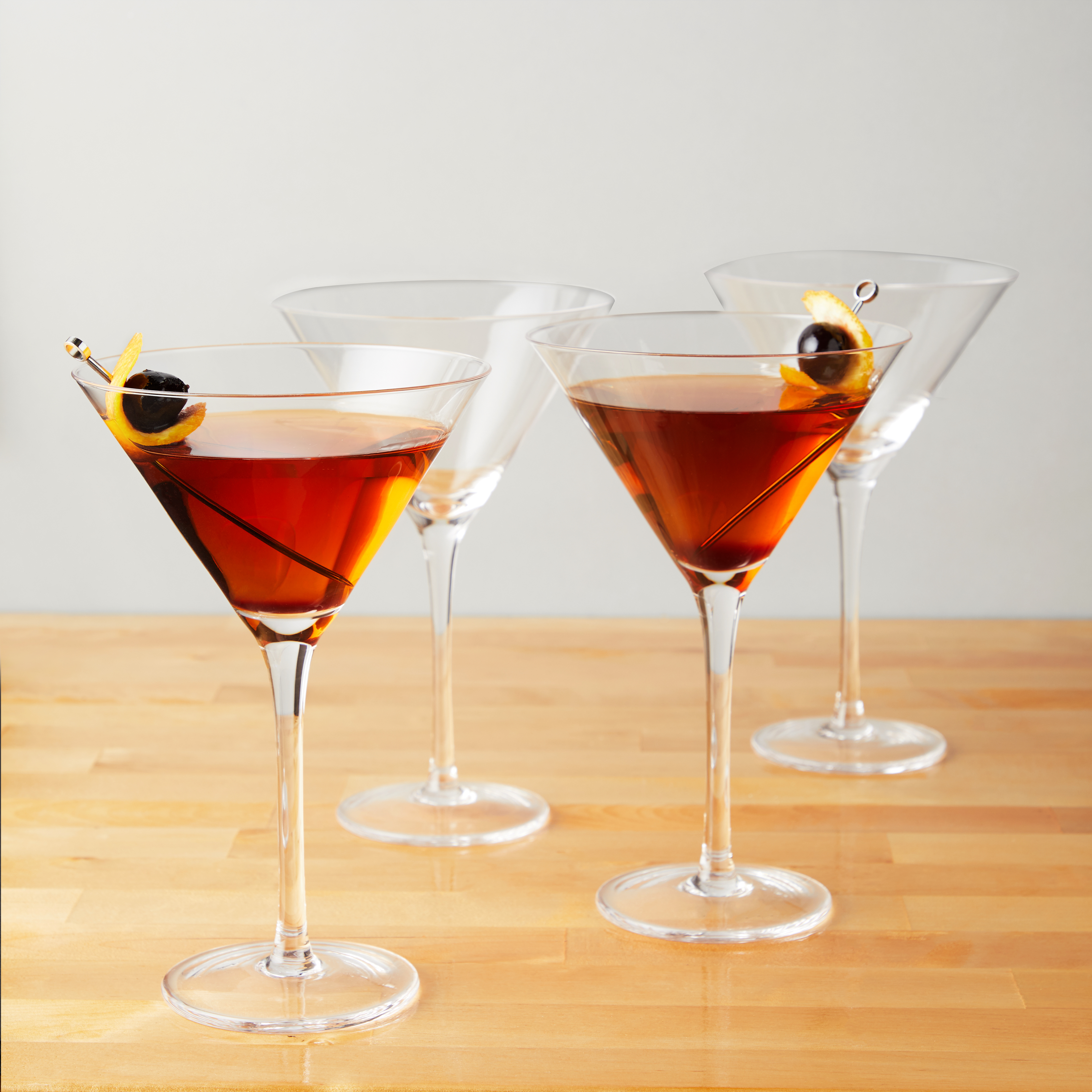 True® Manhattan Martini Glass, set of 4 2