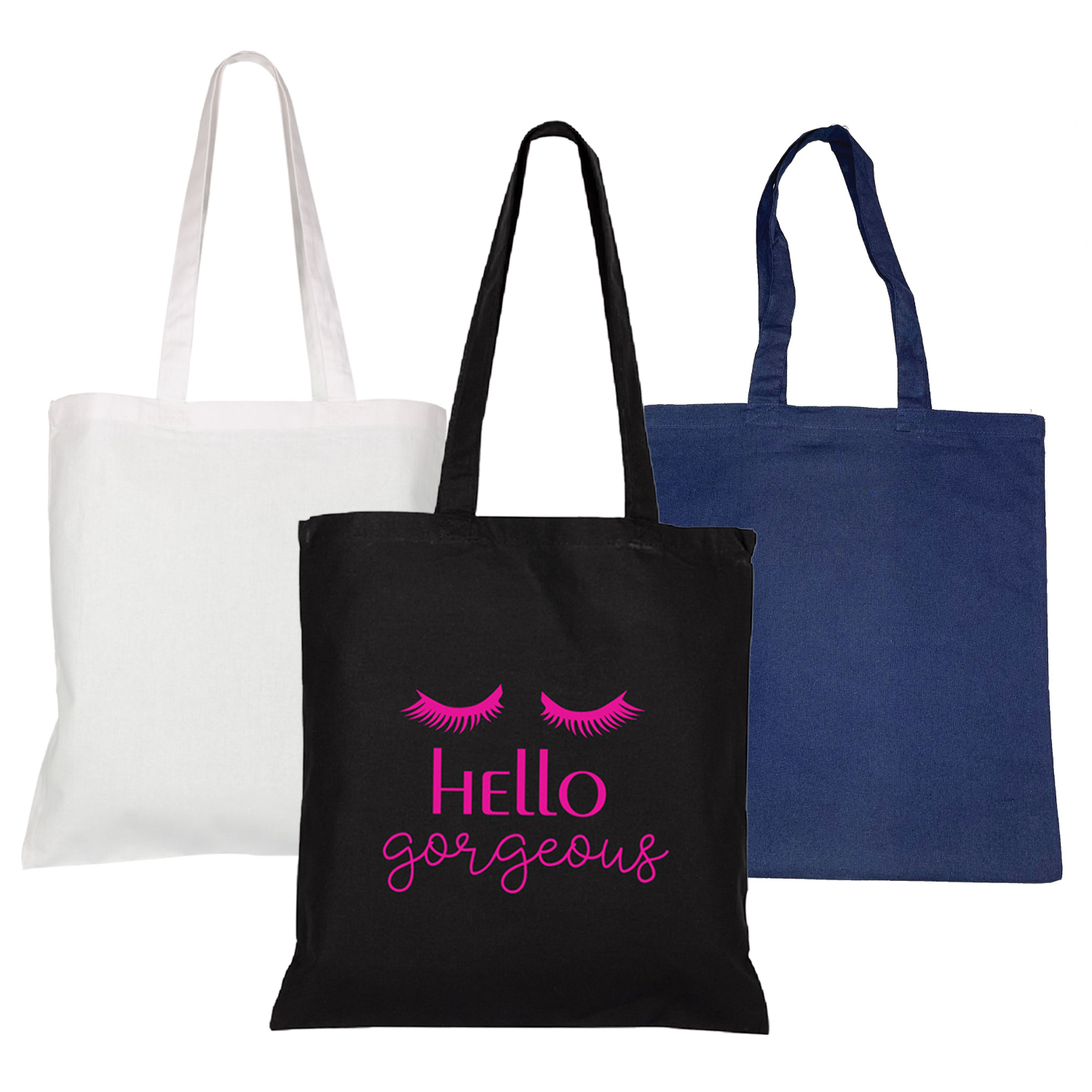 Colored Cotton Canvas Tote Bag 2