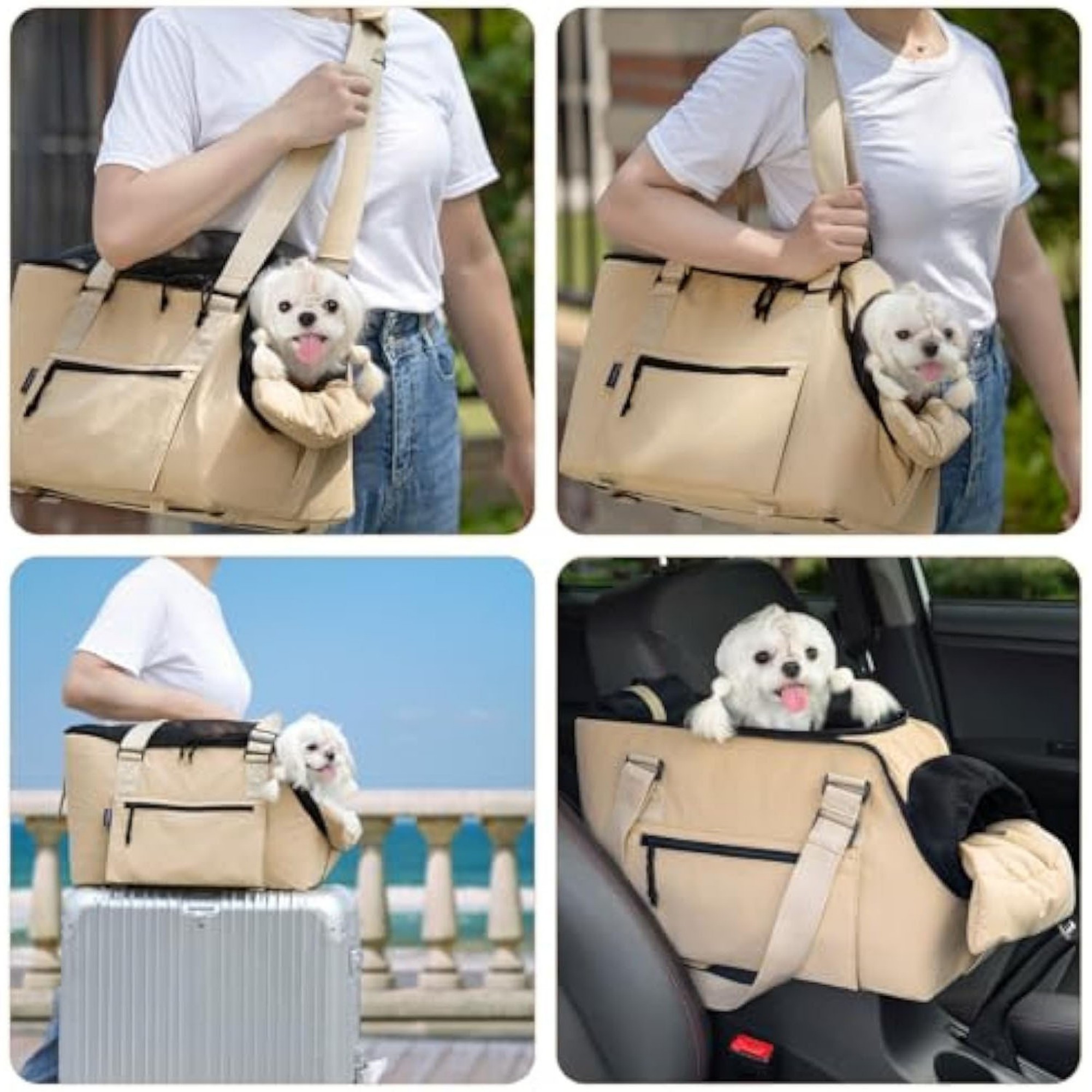 Small Pet Carrier Purse With Cushion 3