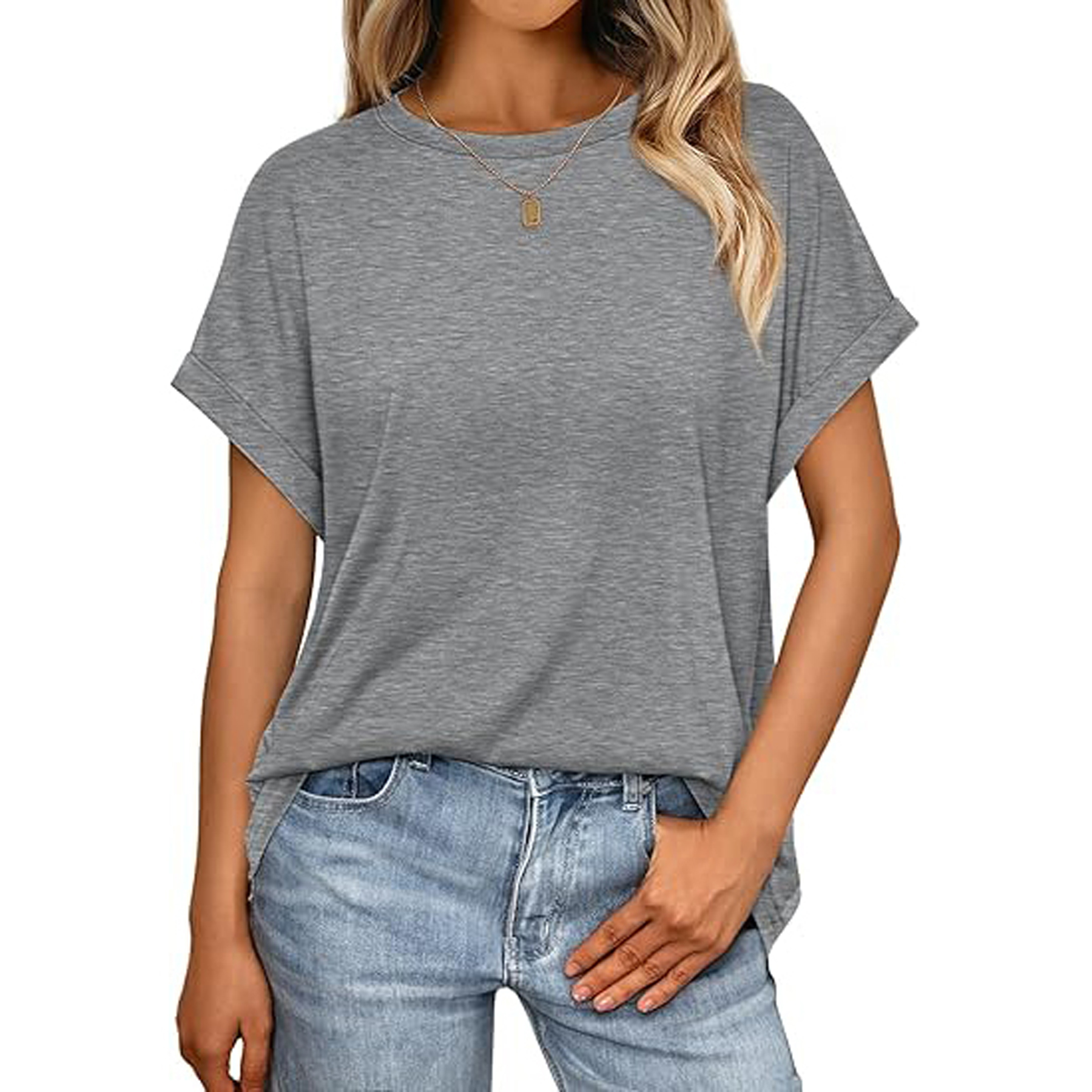 Women's Summer Top Oversized Short Sleeve 9