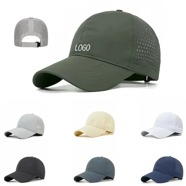 Quick-Dry Mesh Baseball Cap with Lightweight Sport Hat 4