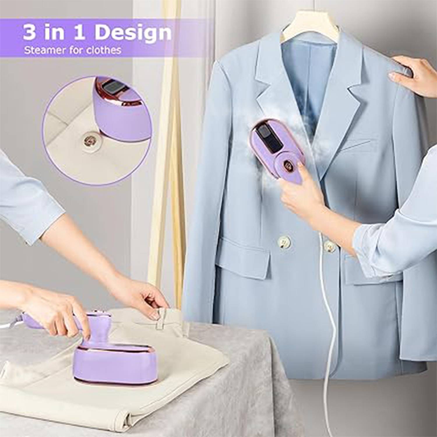 Portable Travel Steamer for Clothes 5