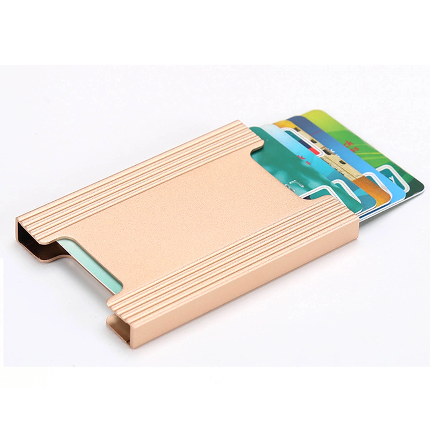 RFID Credit Card Holder for Men Money Clip Aluminum Metal 5