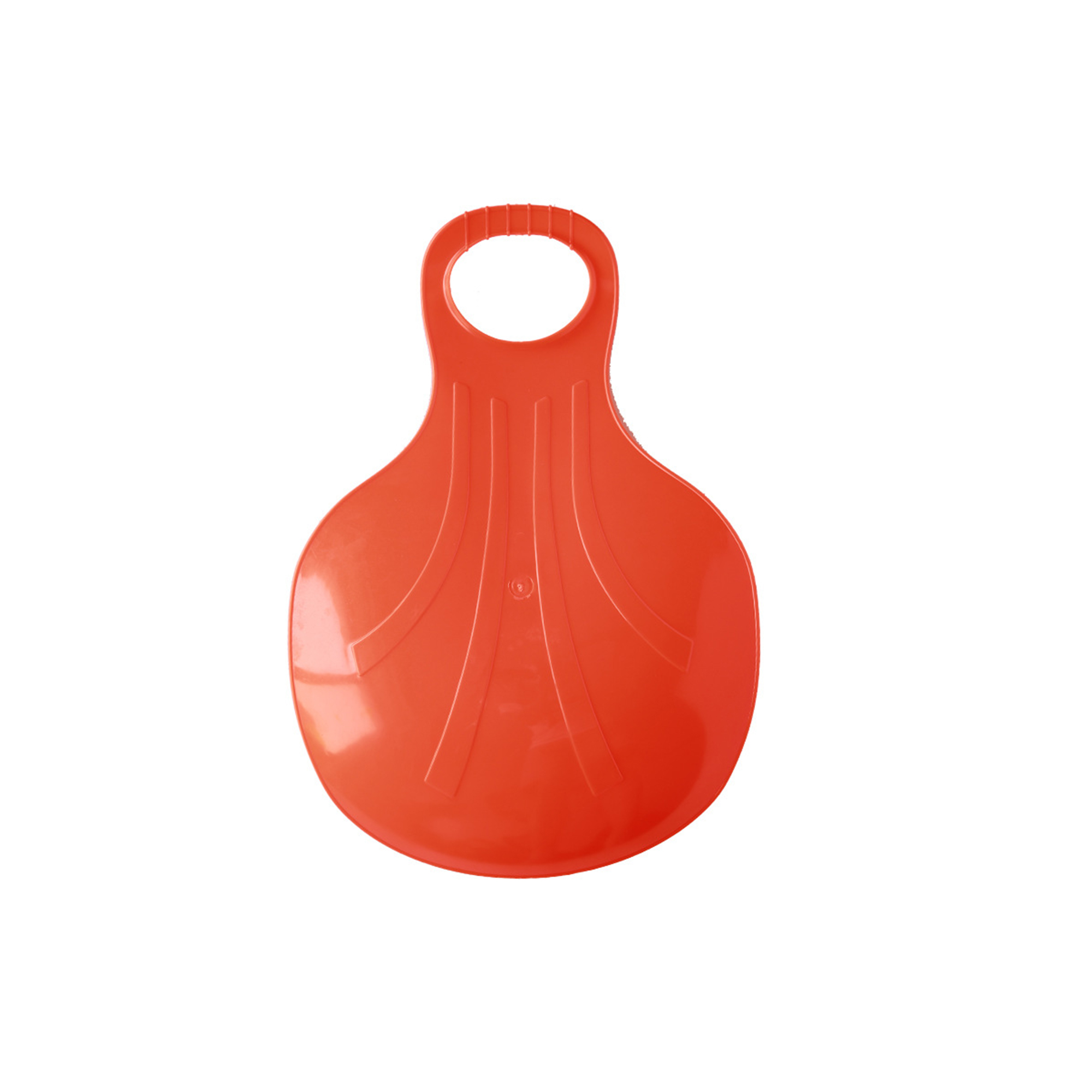 Fan Shape Plastic Sled Seat 14.2 x 20.5" 1