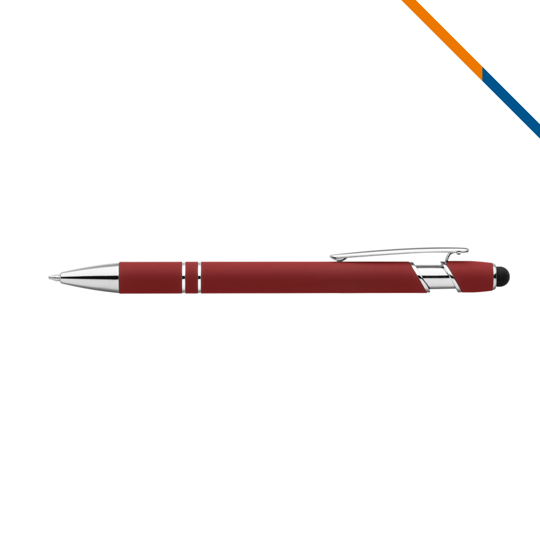 InkSwift Soft Touch Metal Stylus Ballpoint Pen 12