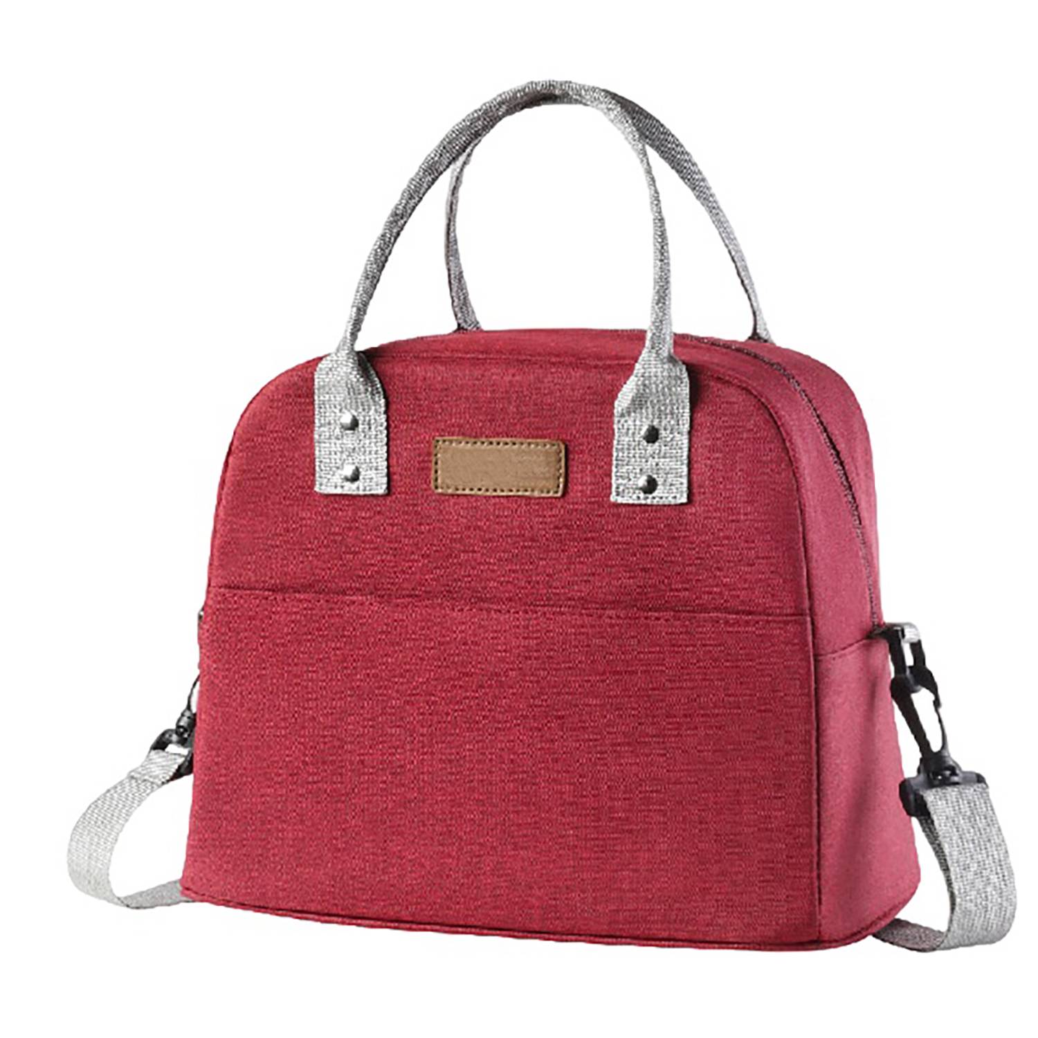 Oxford Insulated Lunch Crossbody Tote Bag 7