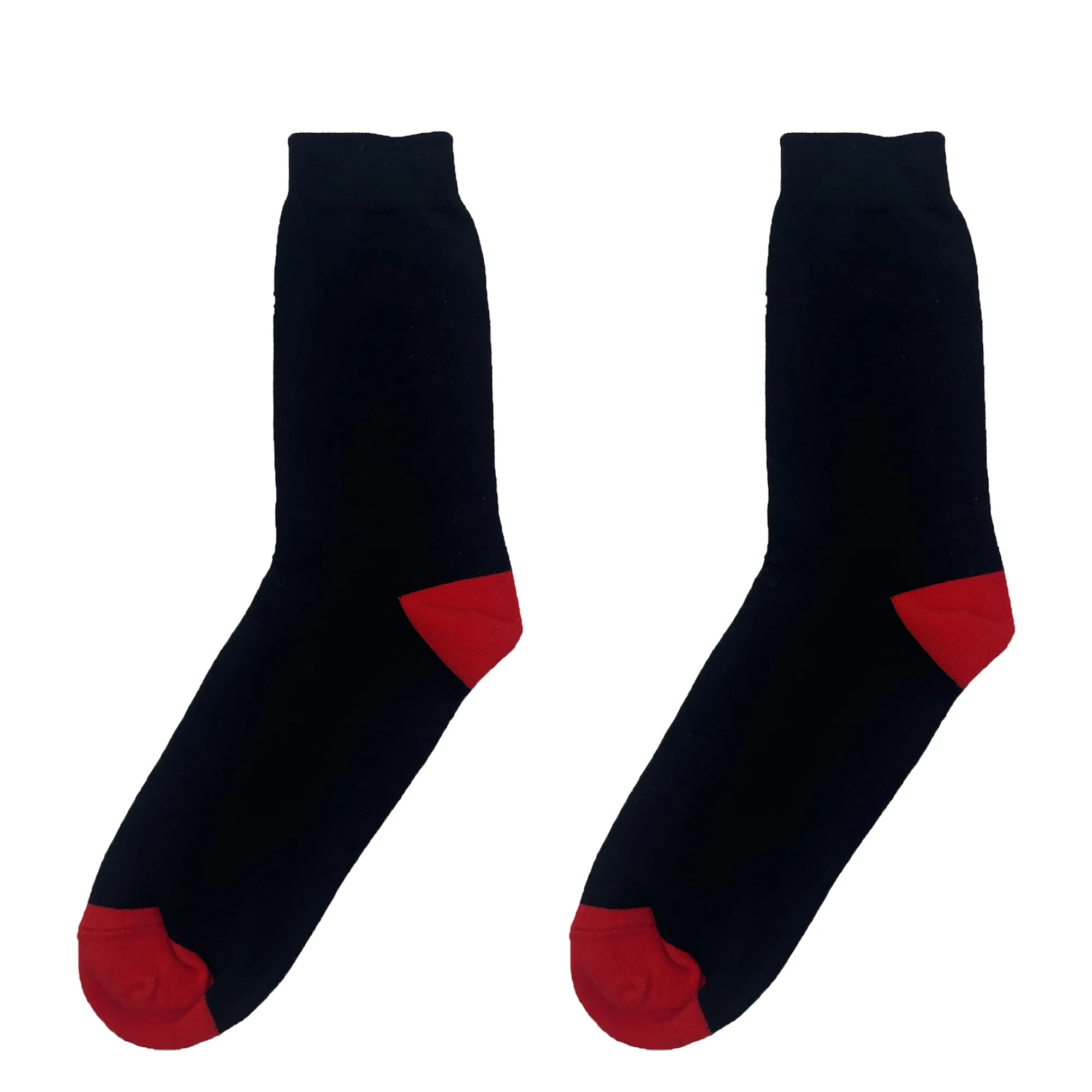 Knit Cotton Dress Socks With All Over Design 2