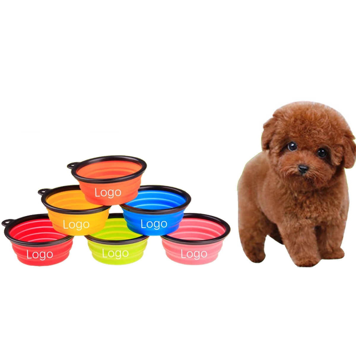 Collapsible Silicone Pet Bowl 1
