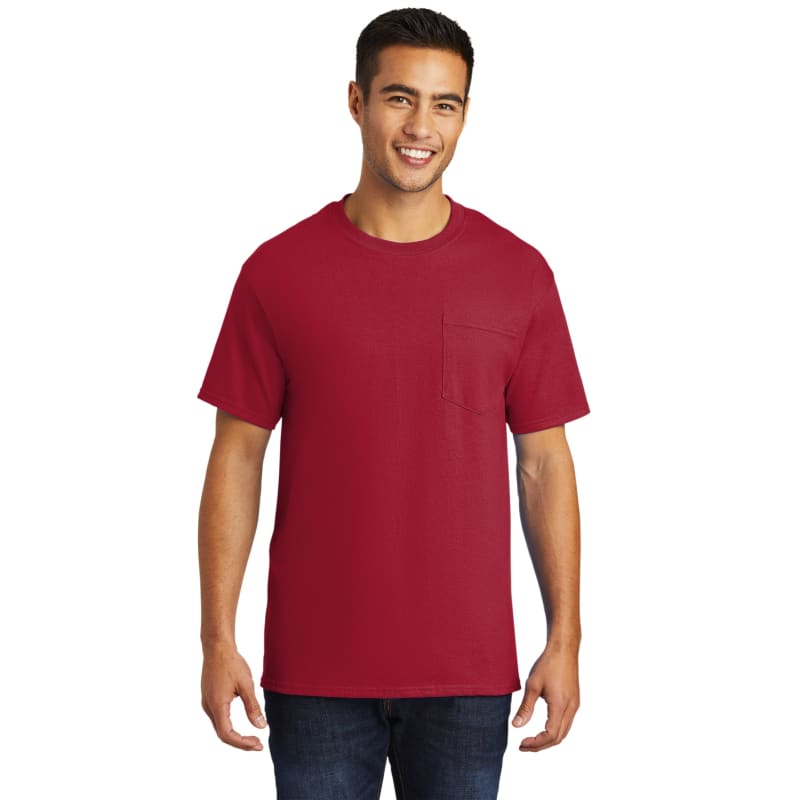 Port & Company - Tall Essential Pocket Tee. 83