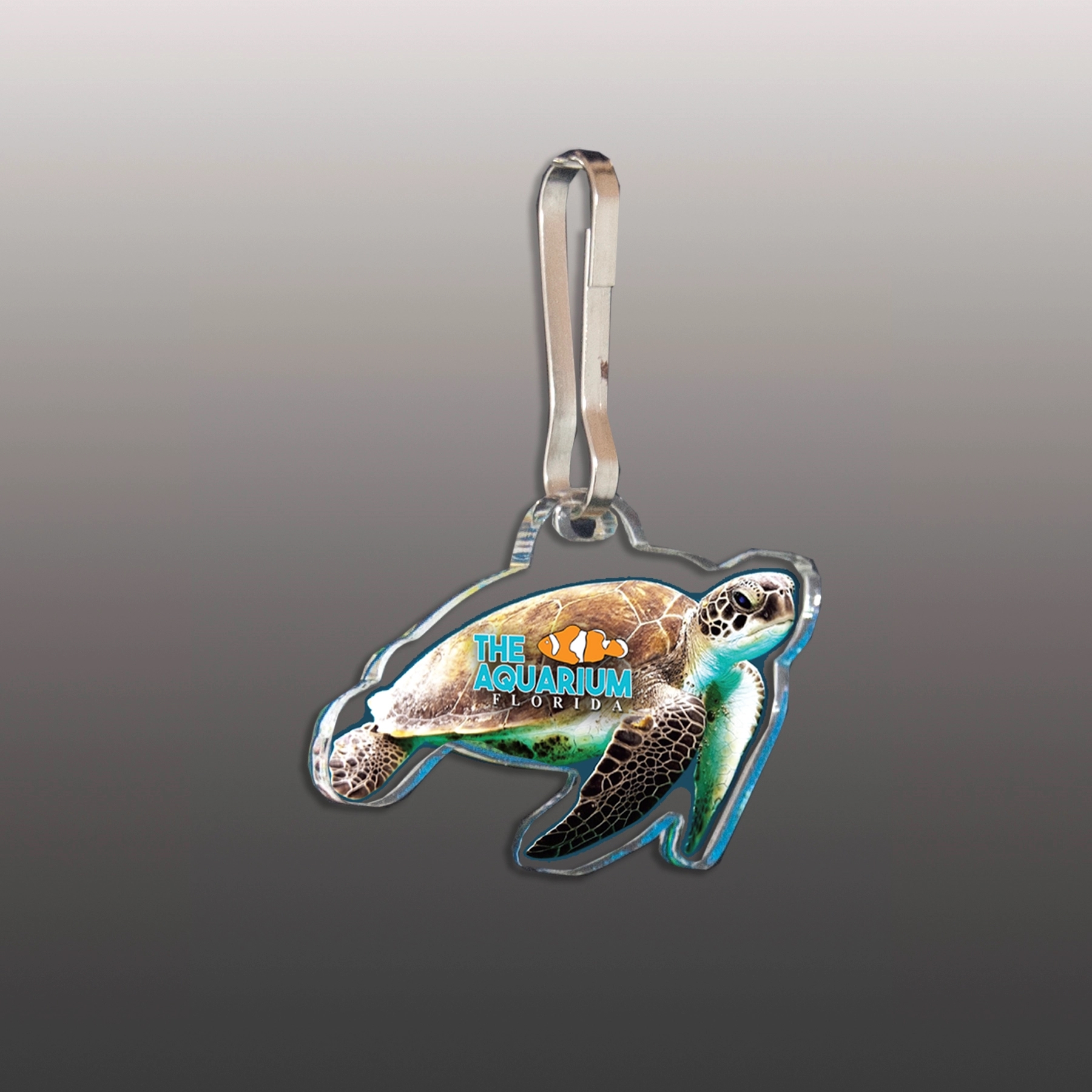 Ultra Vivid Clear Acrylic Zipper Pull 2