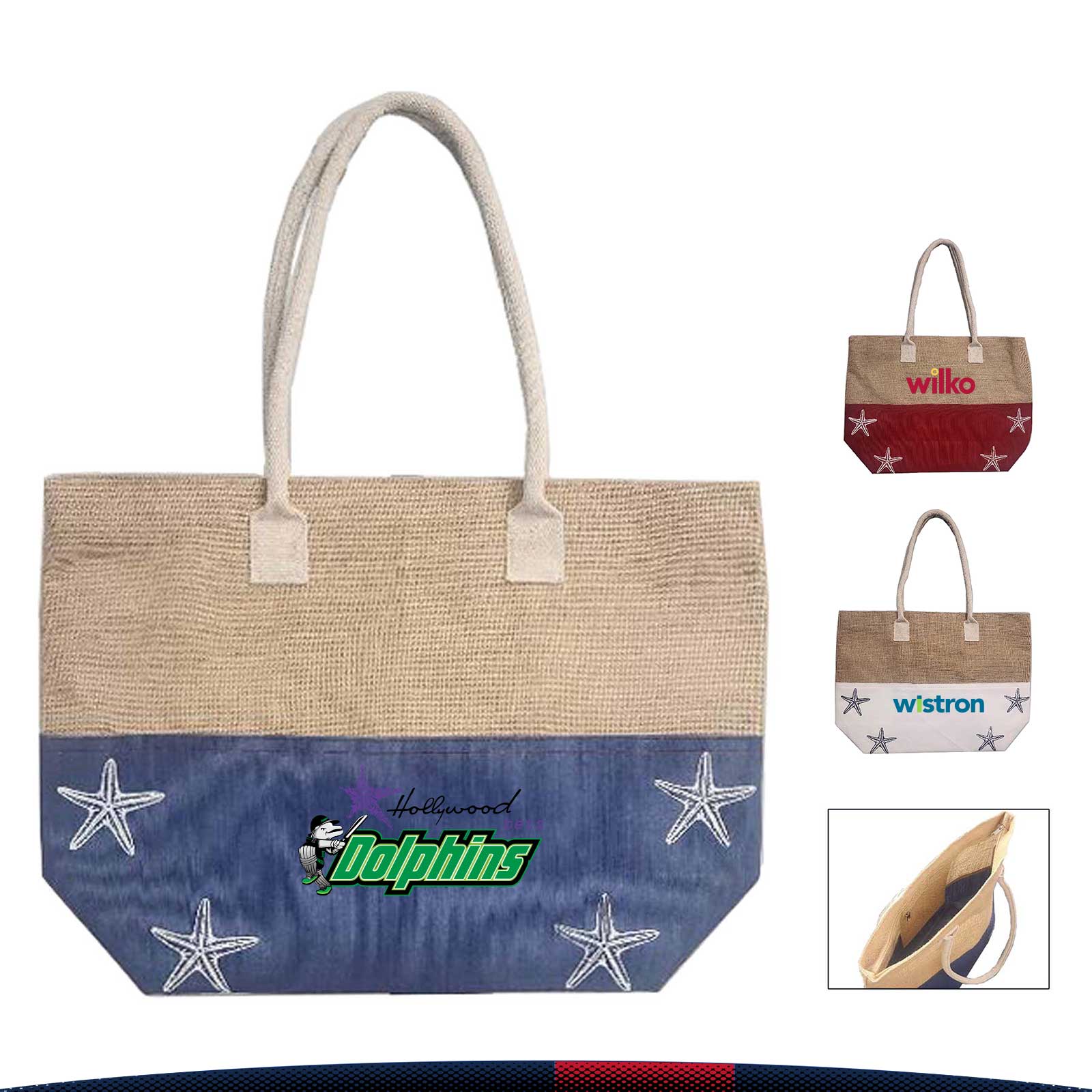 Phaty Jute Tote Bag, custom tote bag with logo imprint 5