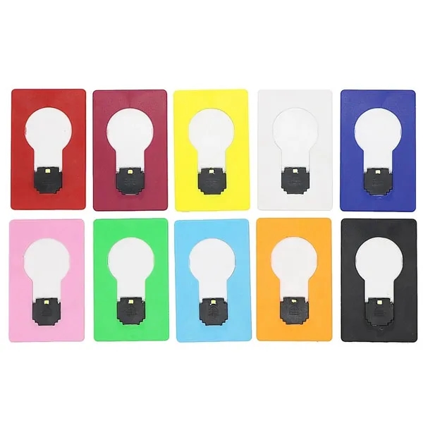 Pocket Card LED Light Lamp Bulbs 10