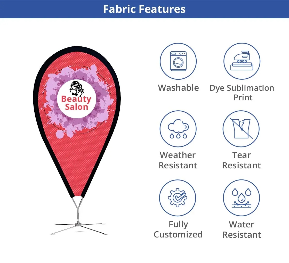 Pinpoint Flags, Double Sided package (43" x 86") 8