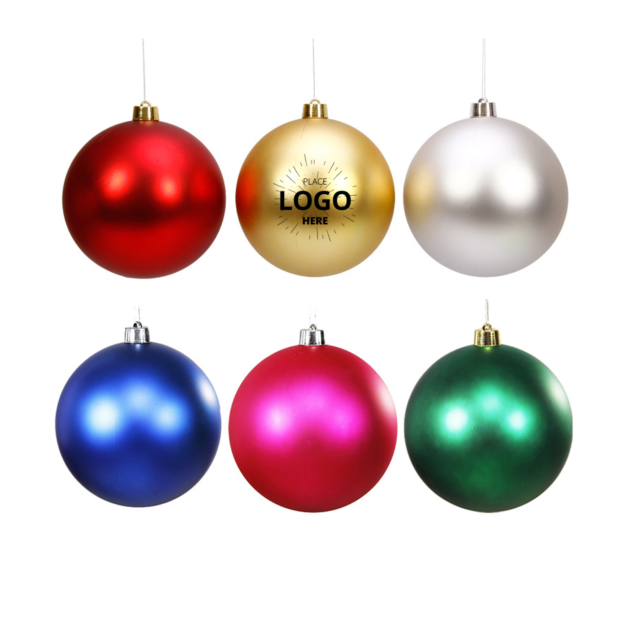 Custom Logo Christmas Ball 2