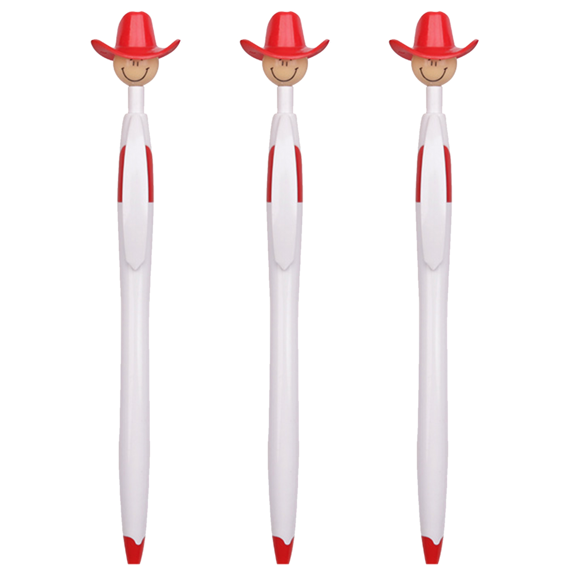 Ballpoint Pen w/Cowboy Hat Topper 1