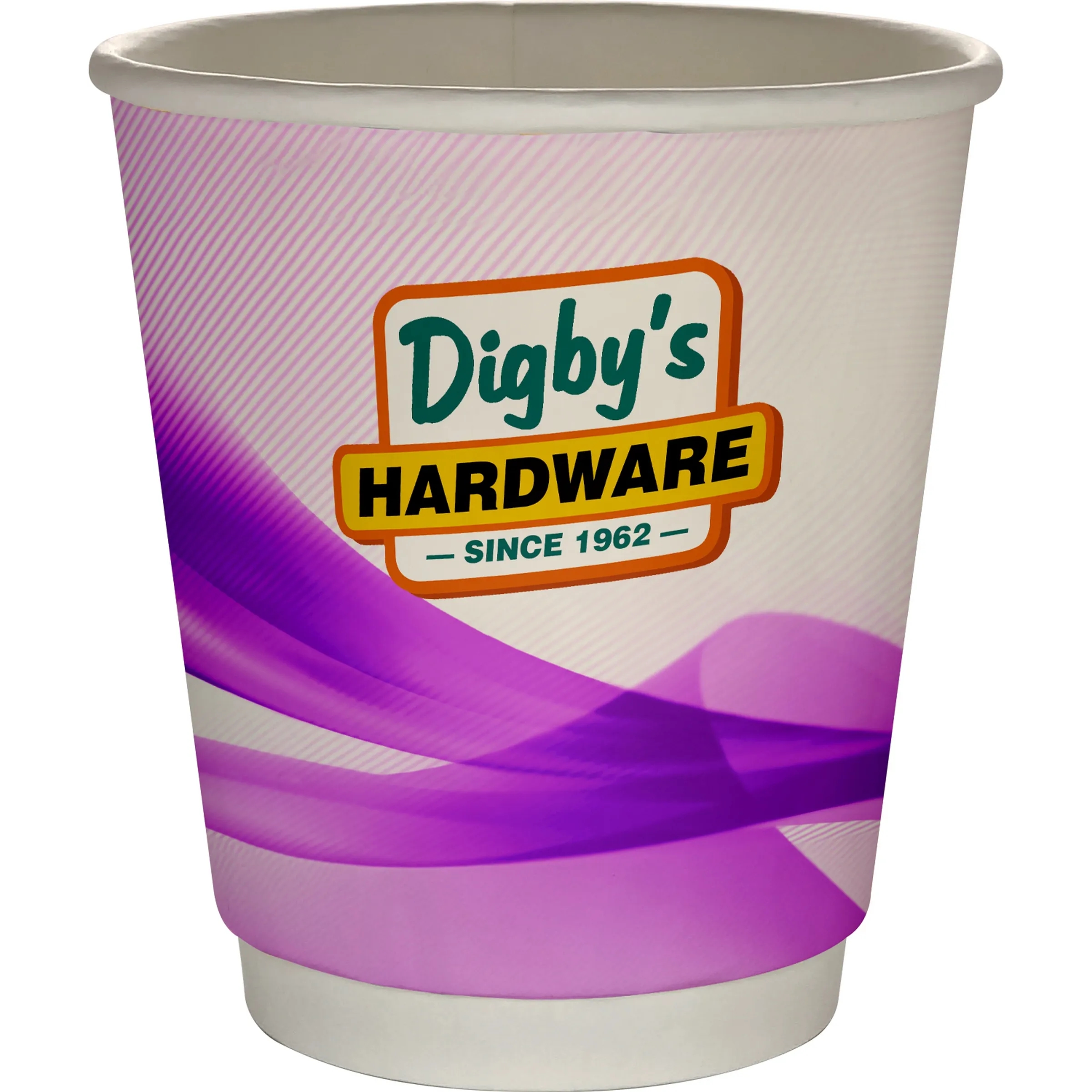 10 oz Full Color Groovy Insulated Paper Cup 8