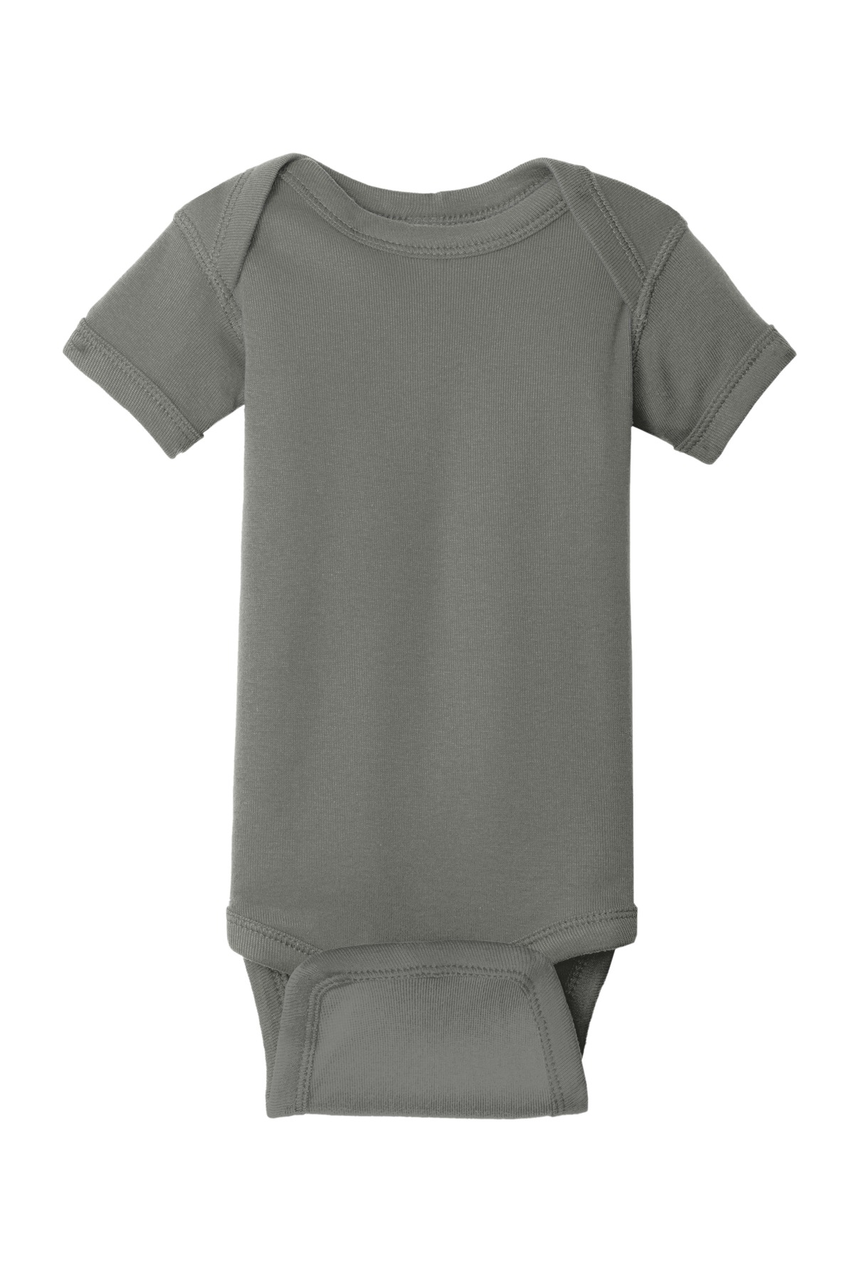 Rabbit Skins Infant Short Sleeve Baby Rib Bodysuit. RS4400 3
