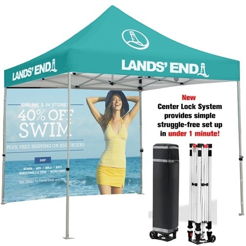 Pop Up Canopy Tent With Back Wall 2