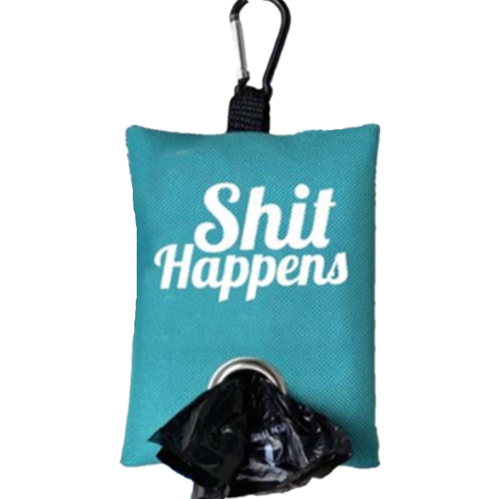 Canvas Dog Poop Waste Bag Dispenser With Carabiners 2