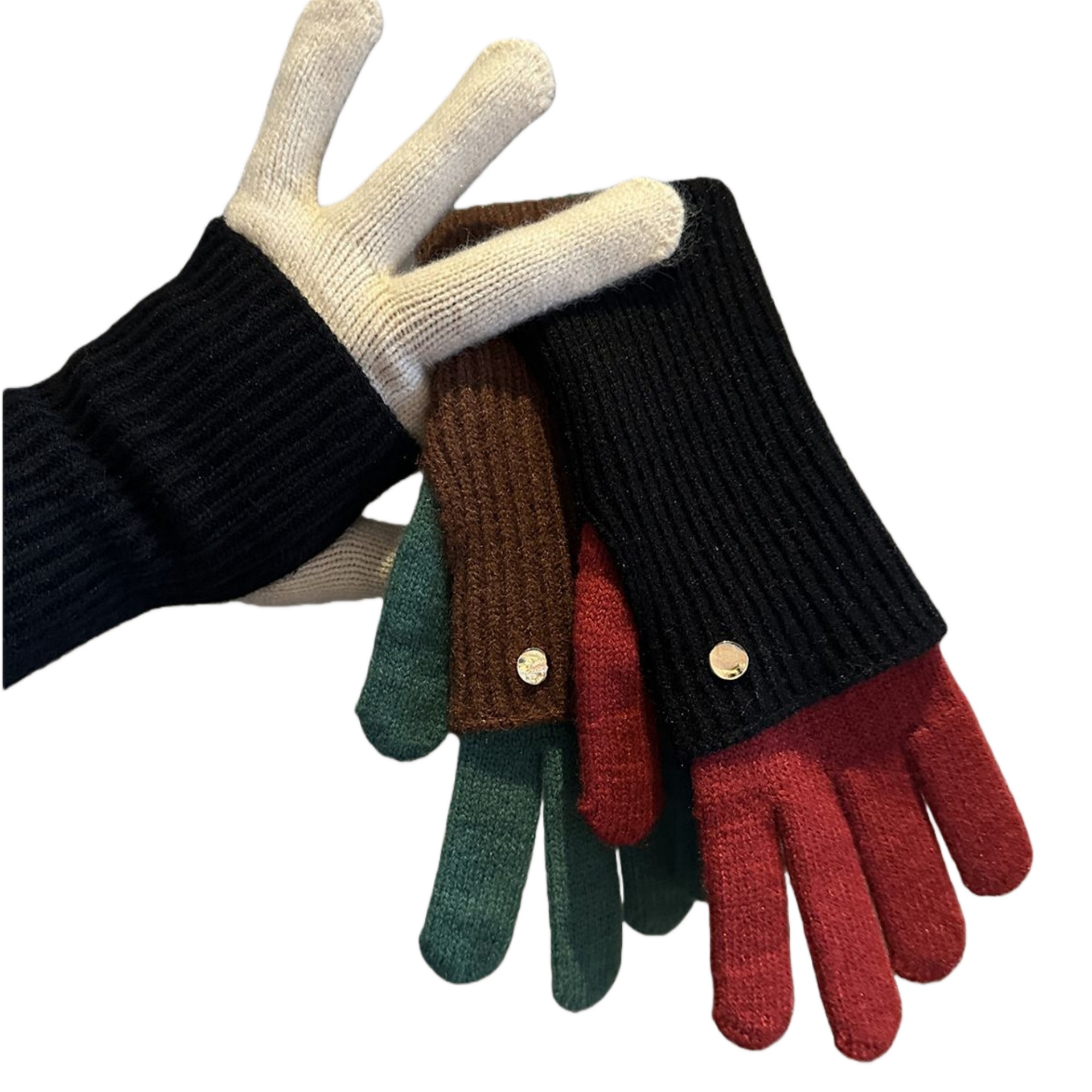 Elastic Soft Knitted Glove 5