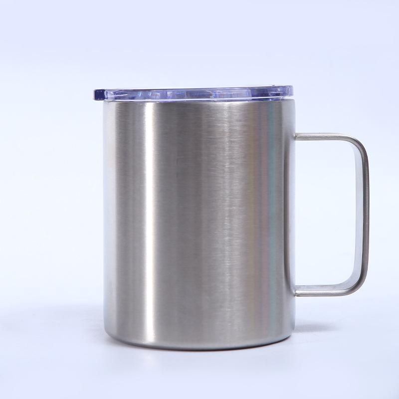 Durable Metal Stainless Steel Outdoor Drinking Water Cup Coffee Mug With Handle 9