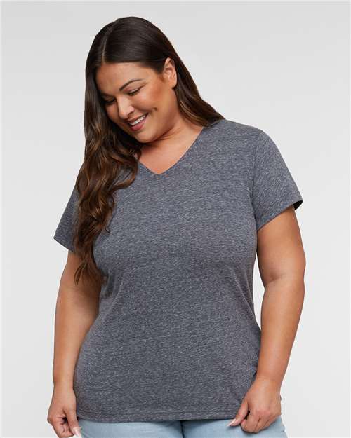 Women's Harborside Mélange V-Neck Tee - 3591 27