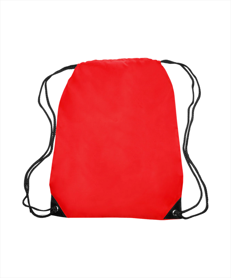 Union Printed - Black Trim Drawstring Bags 3