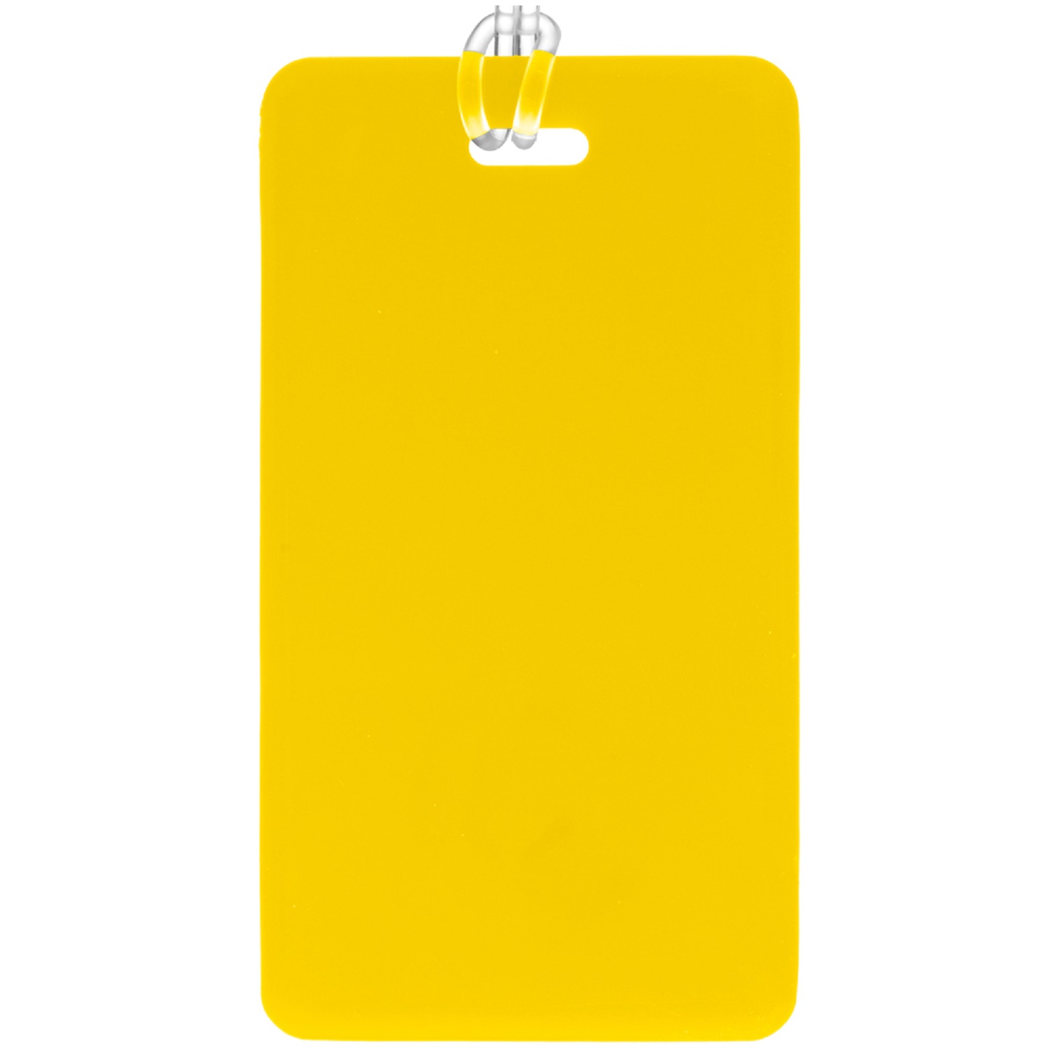 Plastic Luggage Tag with PVC Strap 2