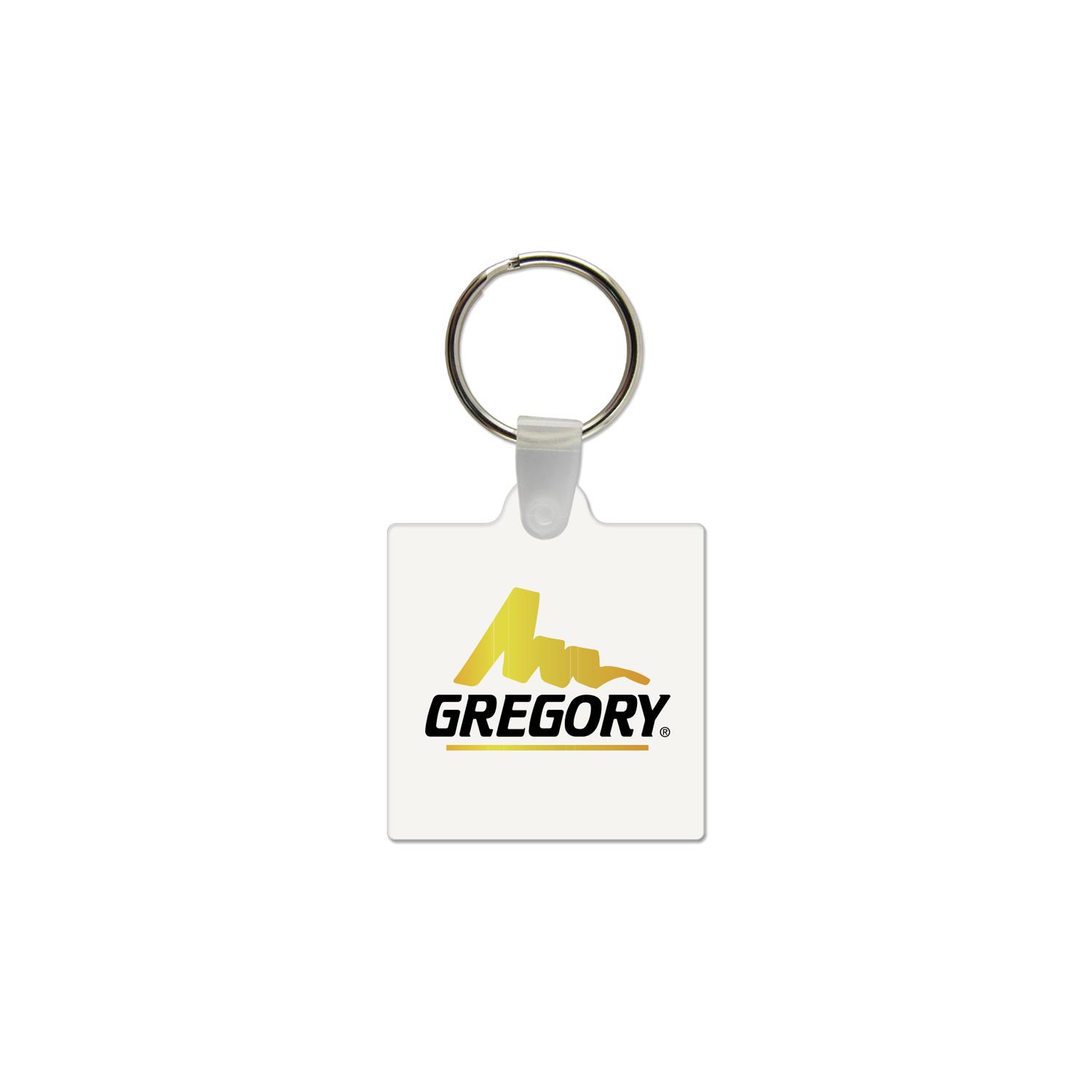 Square Shaped USA Made Vinyl Keychain 2