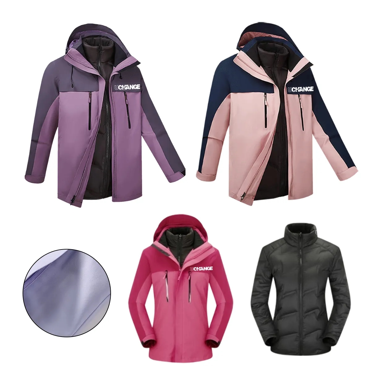2 In 1 Waterproof Insulated Jacket With Removable Liner 6