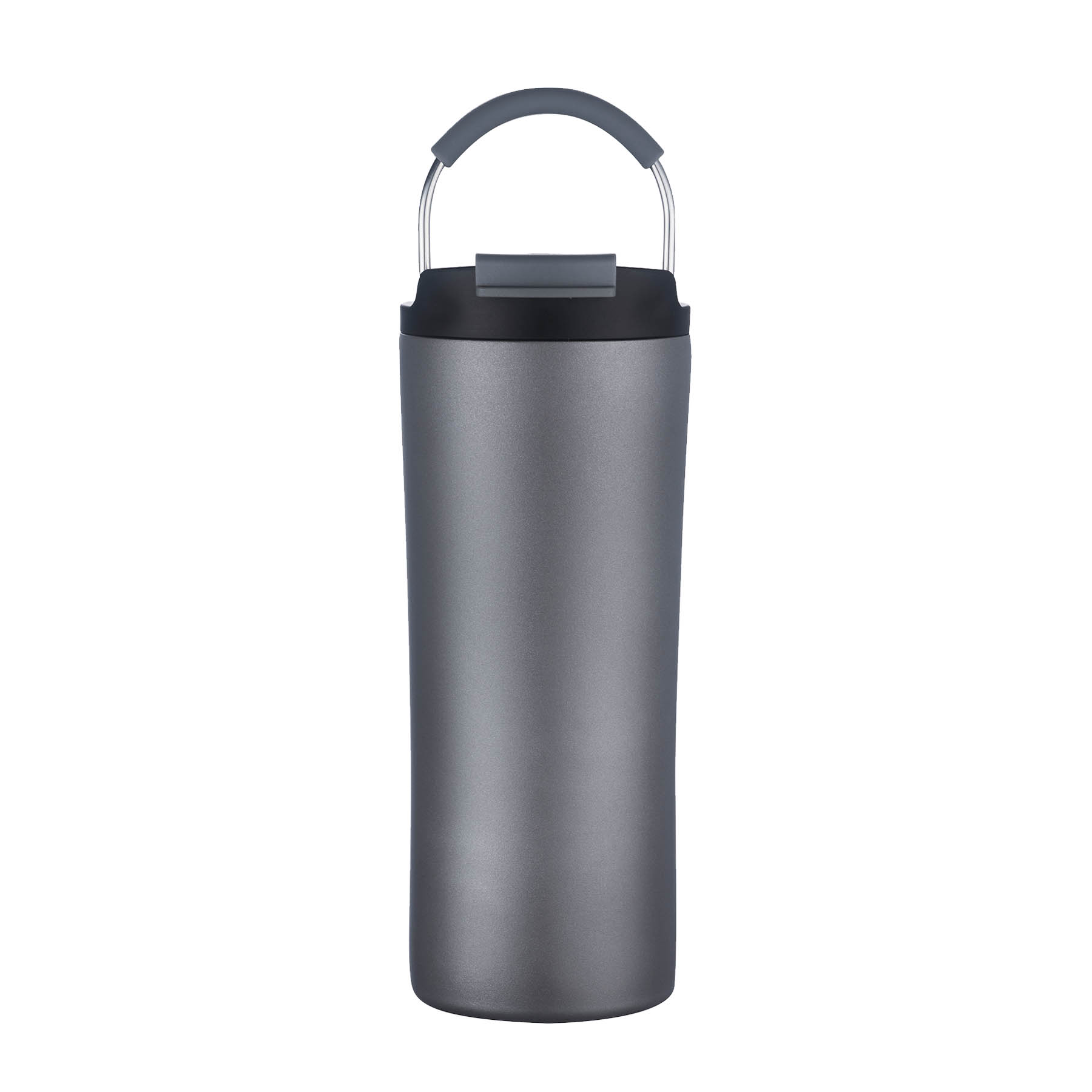 21oz. Dual Lid Vacuum Insulated Tumbler with Handle 5