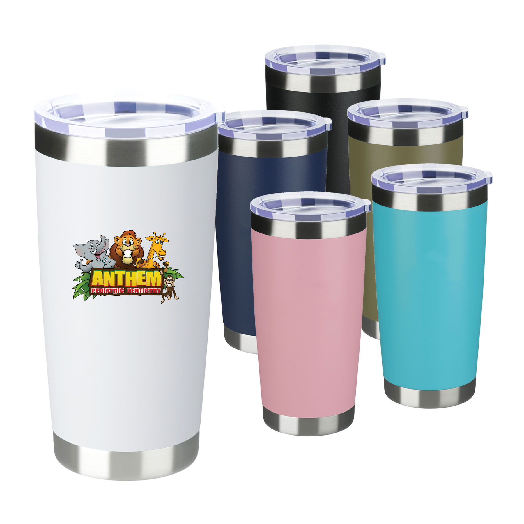 20 oz. Stainless Steel Vacuum Tumbler with Lid 4