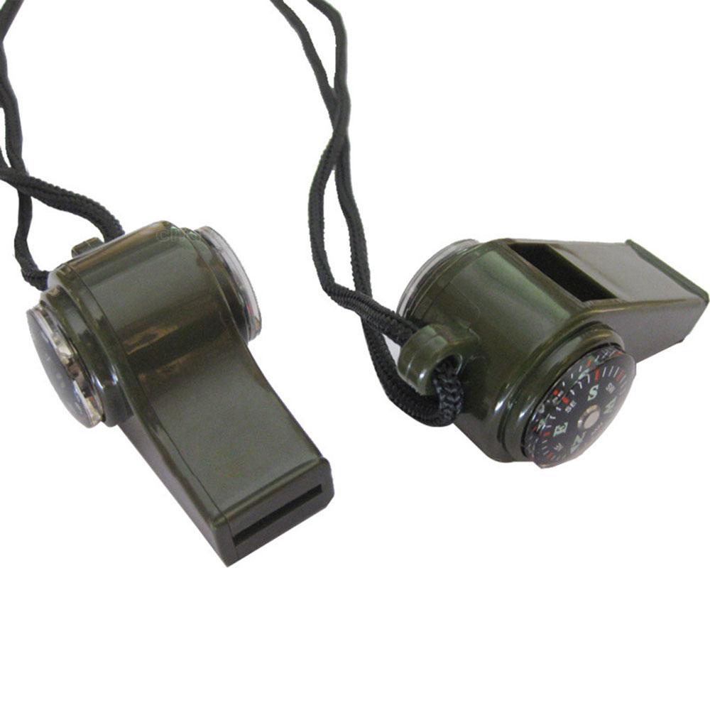Compass Thermometer Referee Plastic Whistle 3