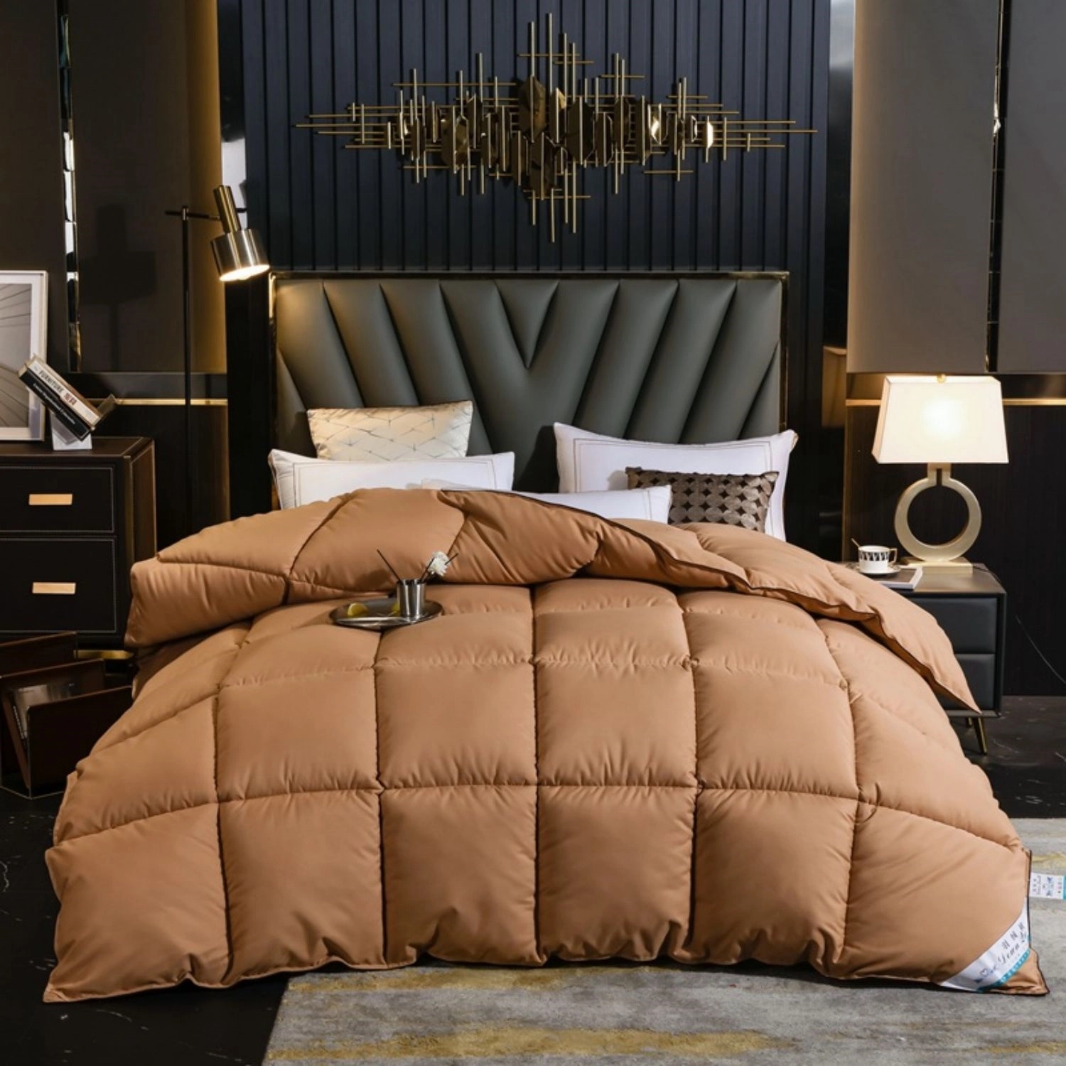 Lightweight Goose Feathers Down Comforter Duvet 10
