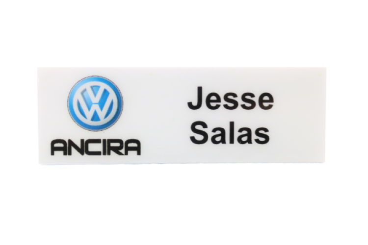The Apollo full color name badge 6