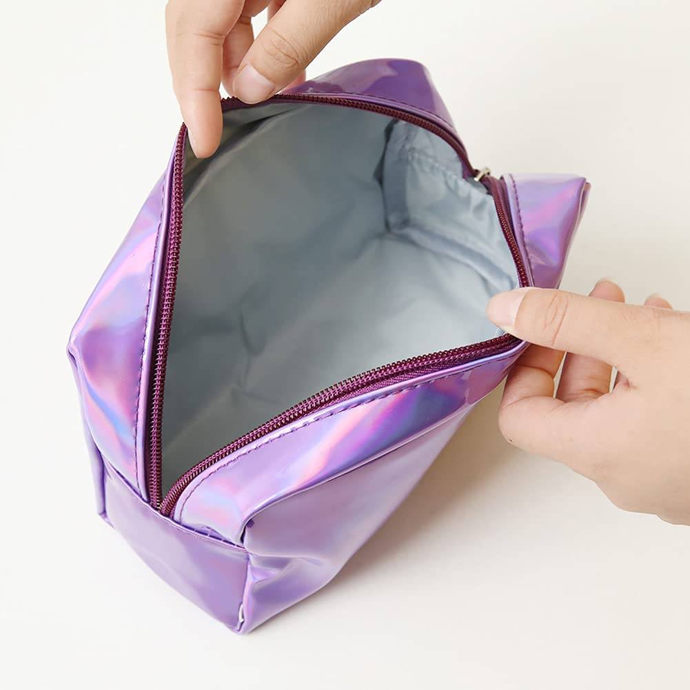 Fashionable laser PU makeup bag 3