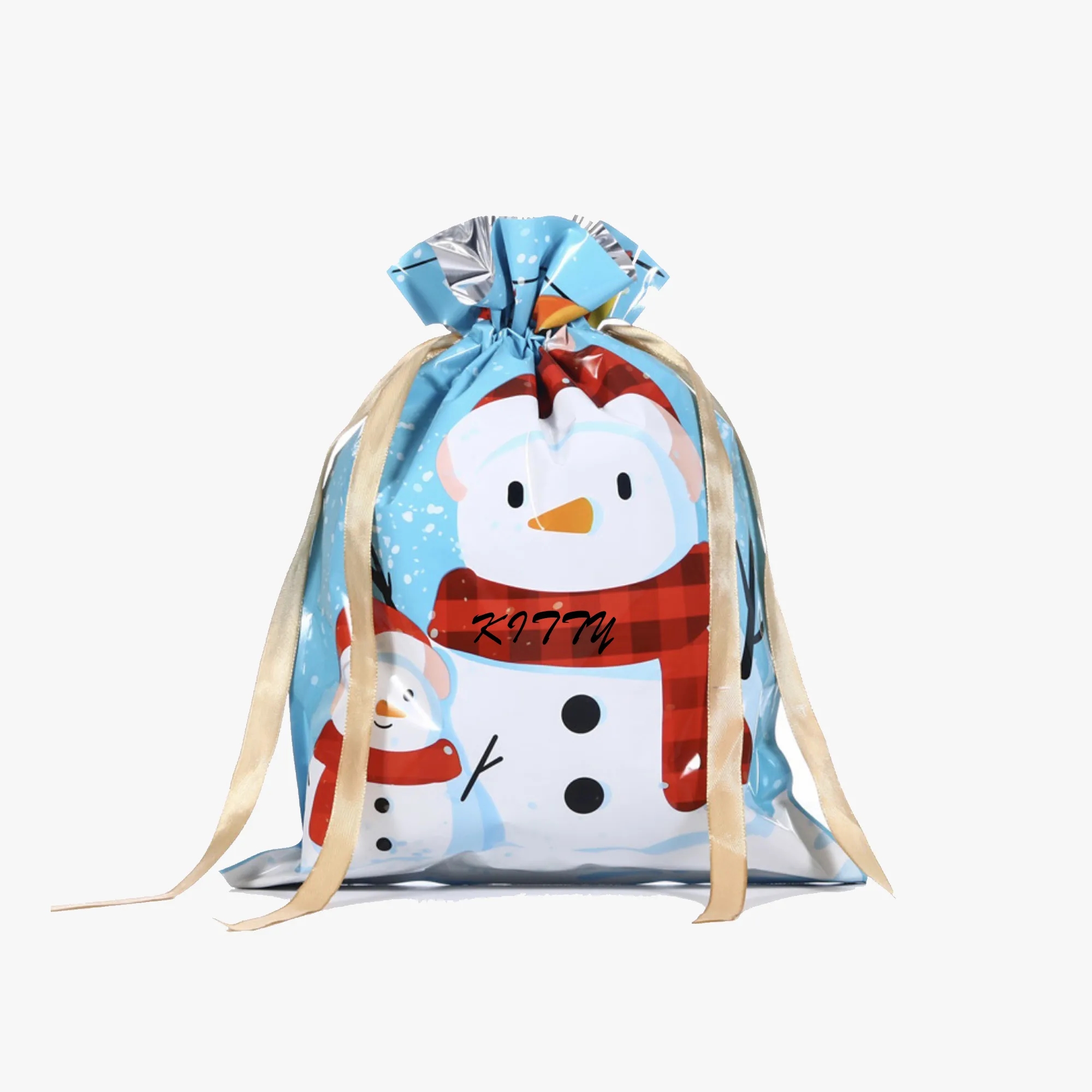 Drawstring Christmas Candy Gift Bag 2
