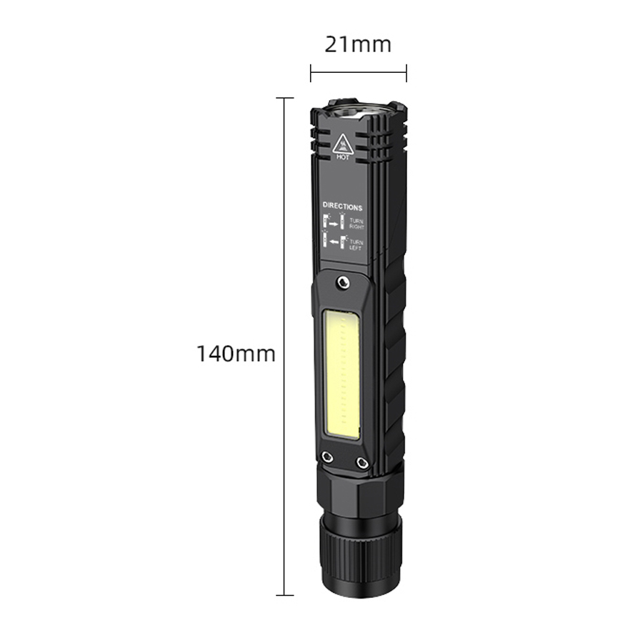 Multi-Functional COB Work Light, Headlamp and Flashlight 90 Degree Rotate with Magnetic Base 12