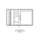 FSC® Mix Executive DuraHyde Zippered Padfolio 81