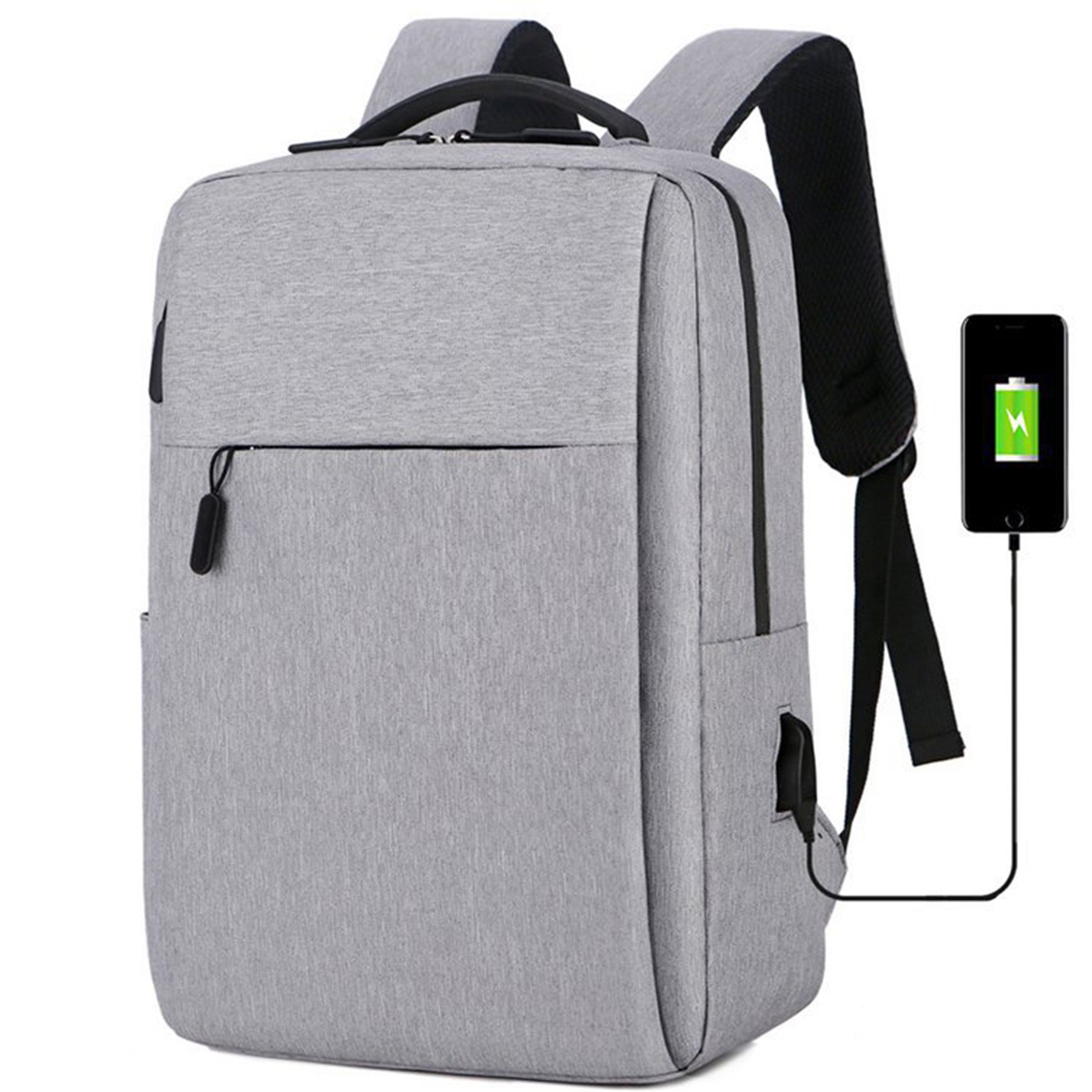 Anti Theft Laptop Backpack With Charging Port 4