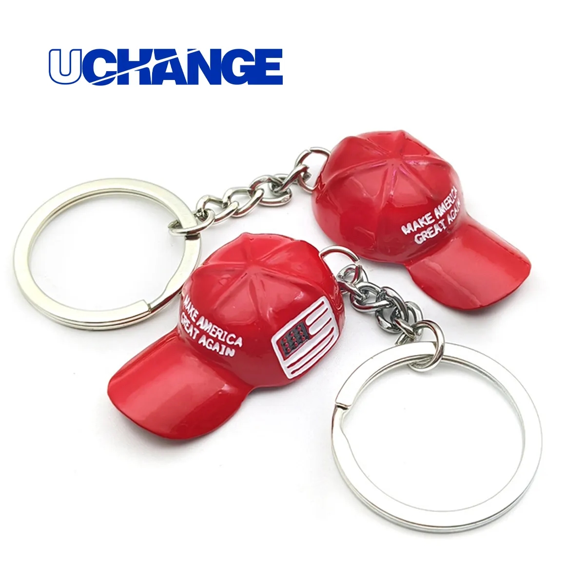 Mini Baseball Cap Keychain Plastic Hat Charm 1
