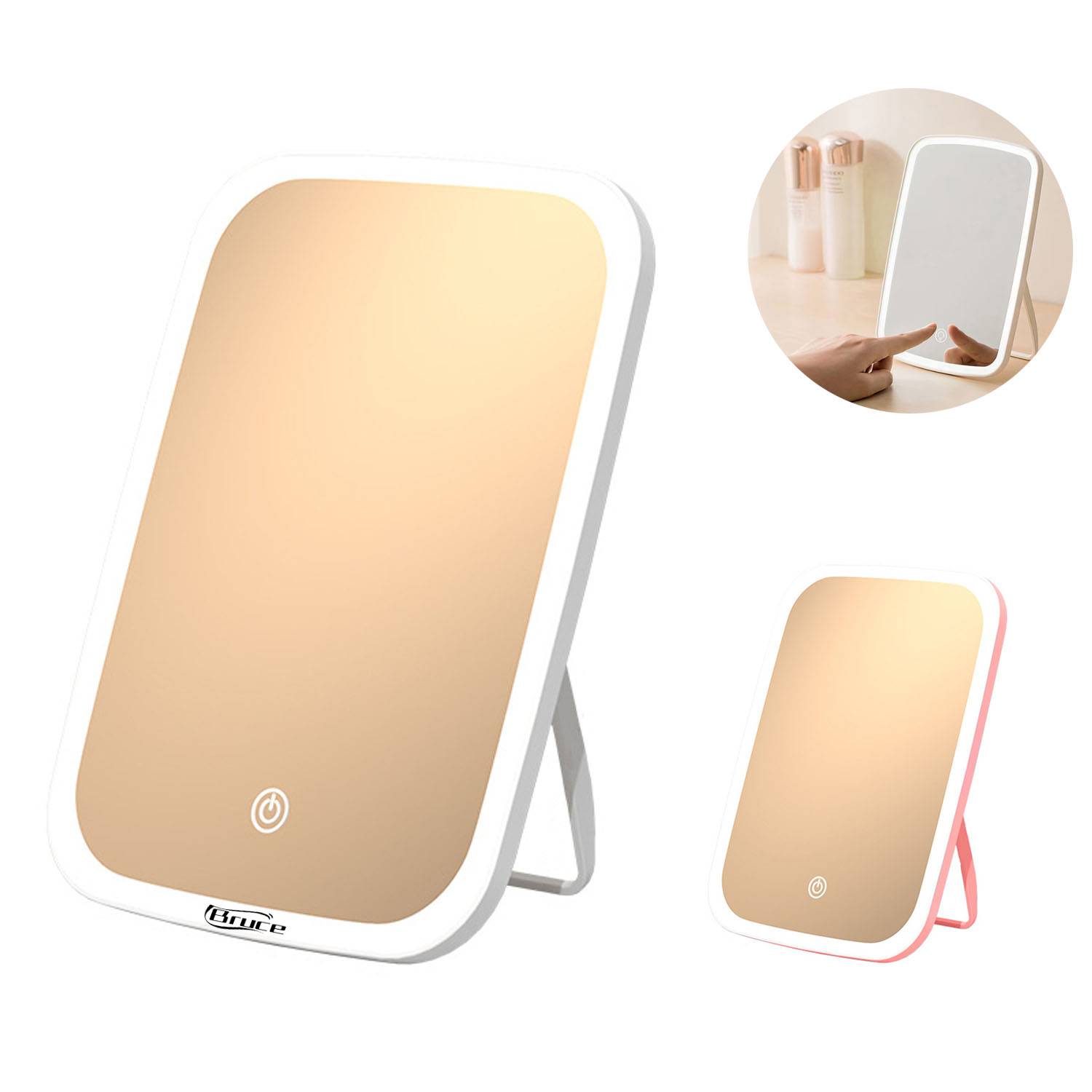 Compact Foldable LED Makeup Mirror 3