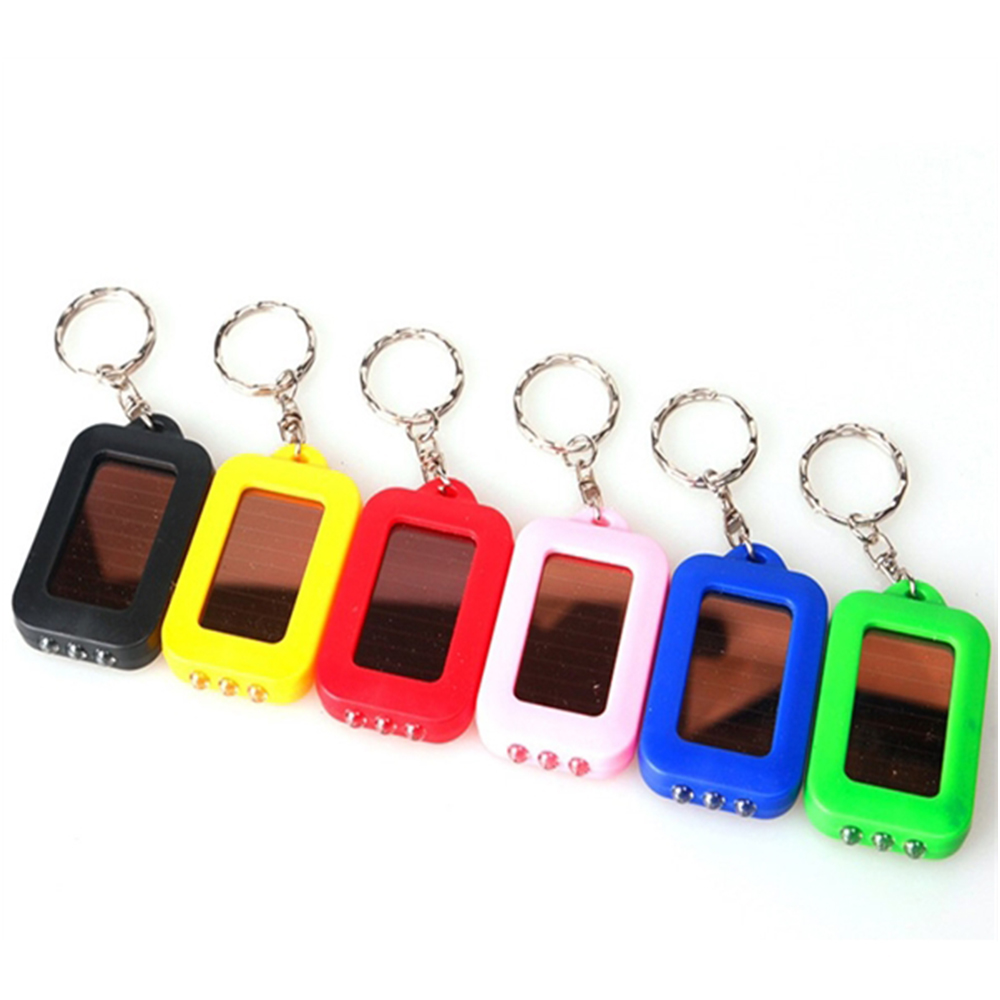 Solar Flashlight Keychain 3